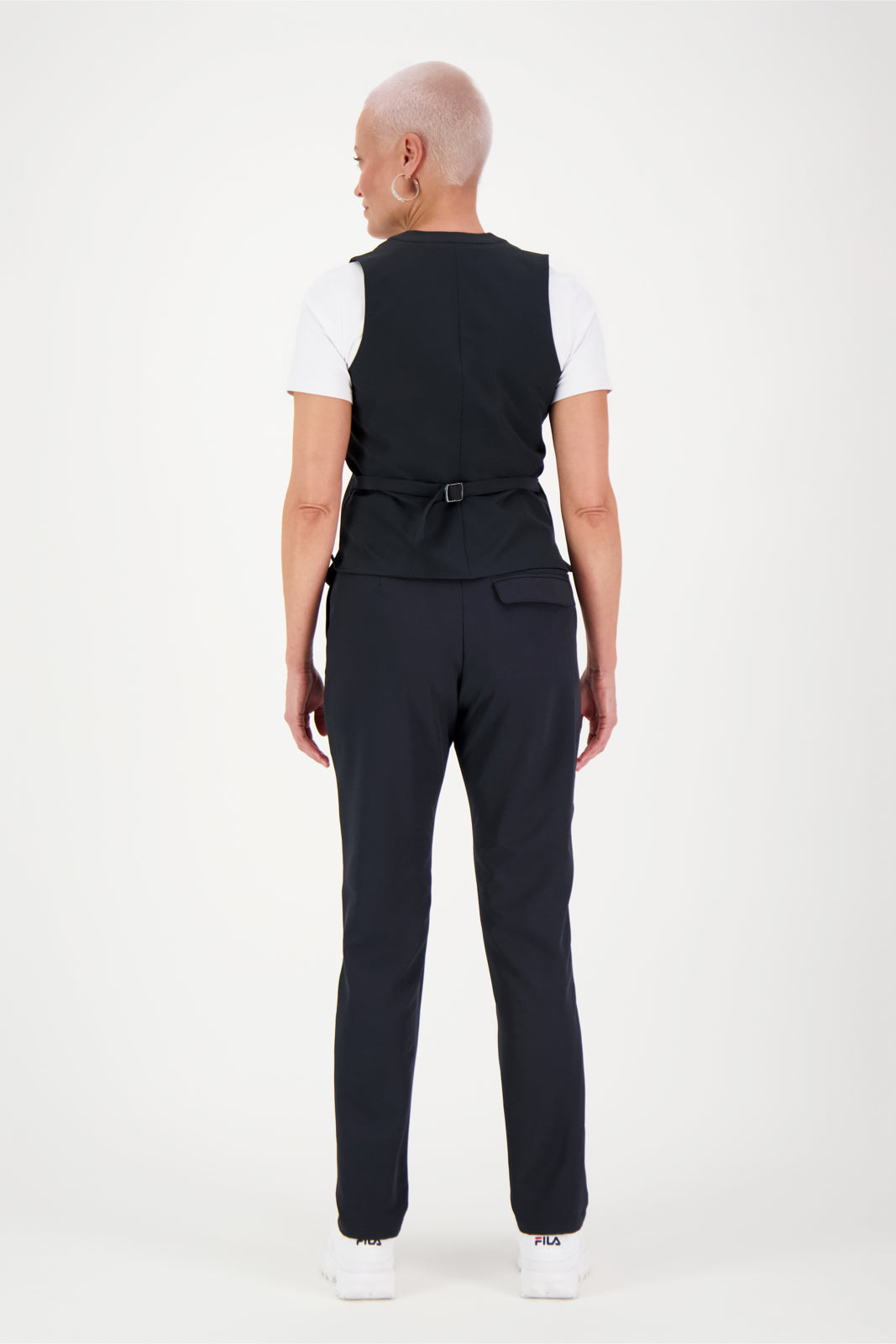 SEELA WOMEN'S VEST BLKBLUE