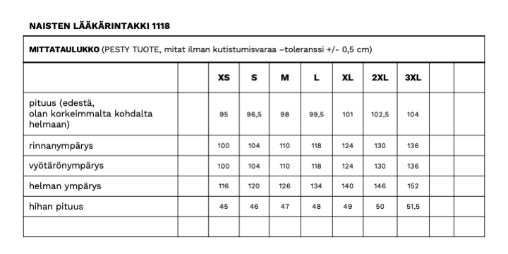 SIINA NAISTEN TYÖTAKKI