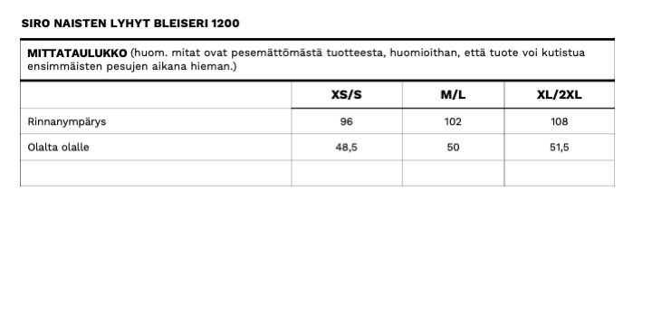 SIRO NAISTEN LIIVI BLK
