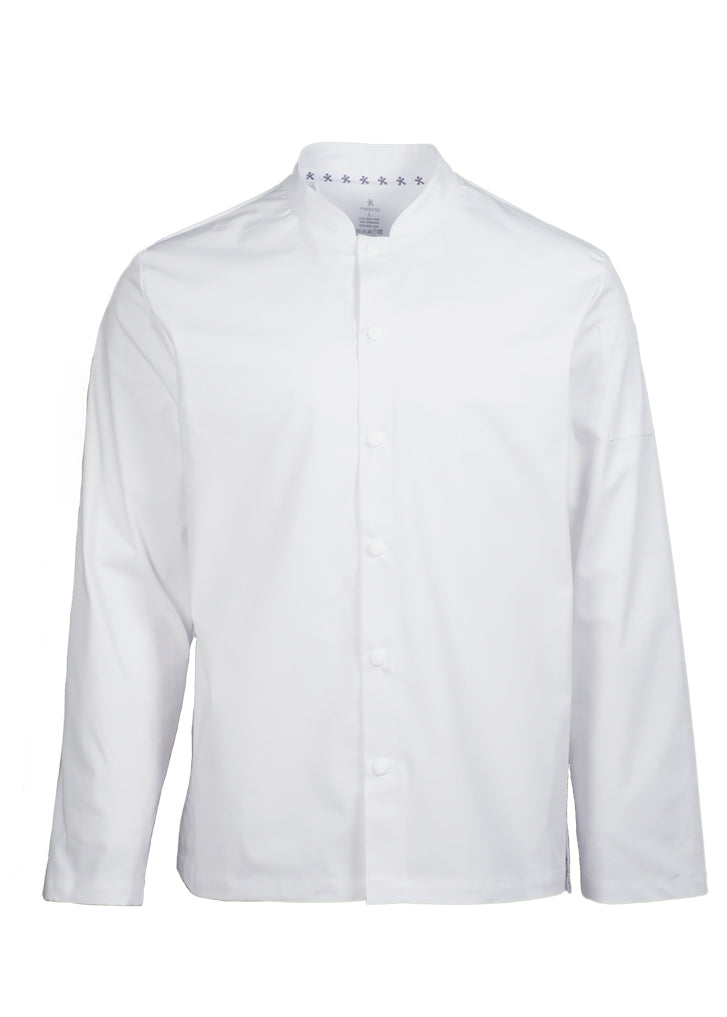 MIKE UNISEX CHEF JACKET WHT