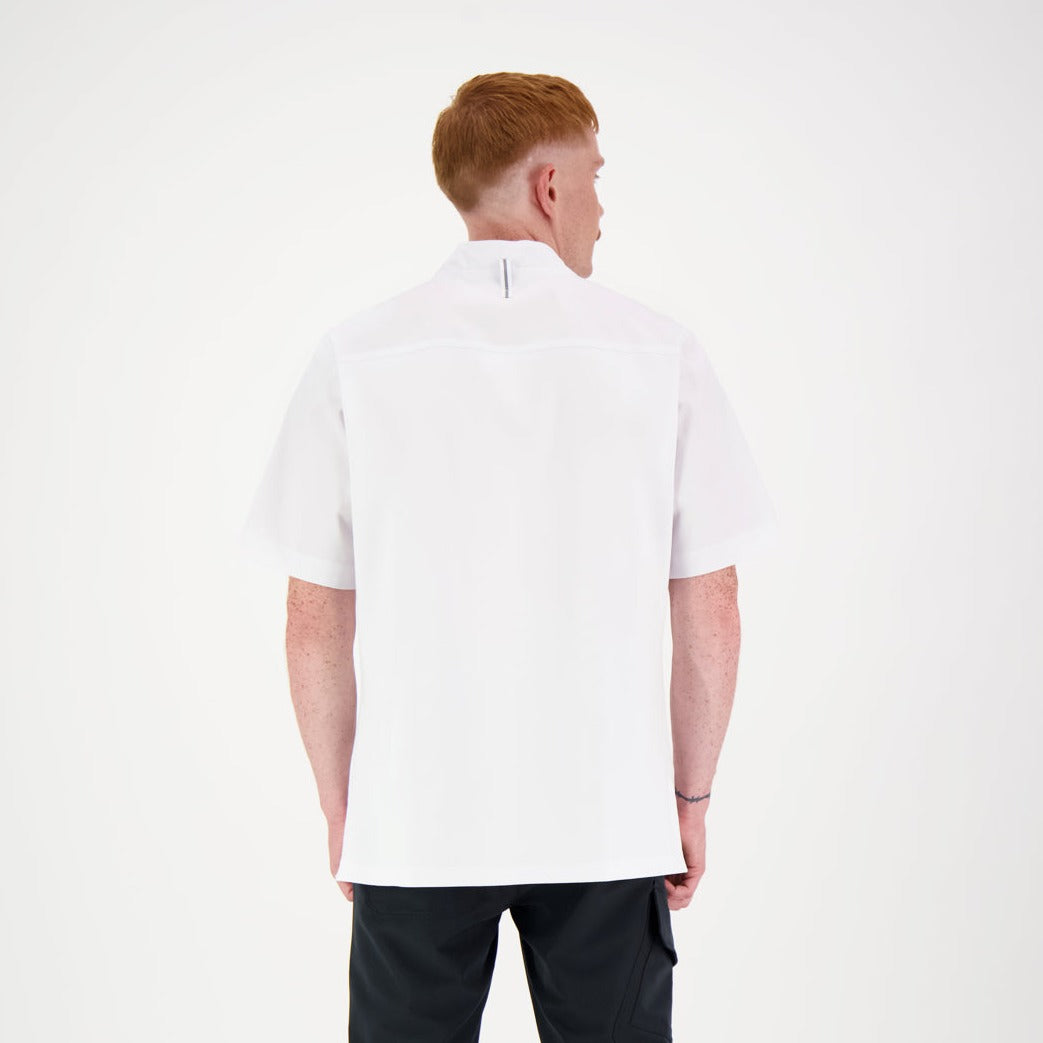 LEO UNISEX CHEF JACKET WHT