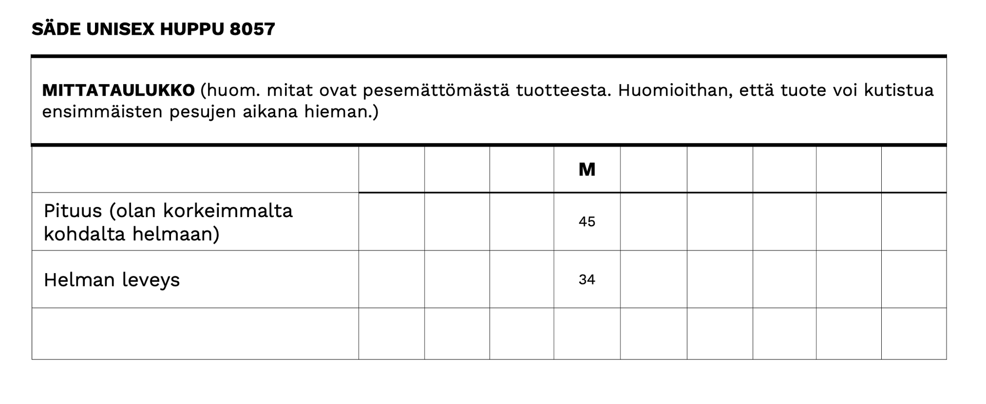 SÄDE HUPPU NVY
