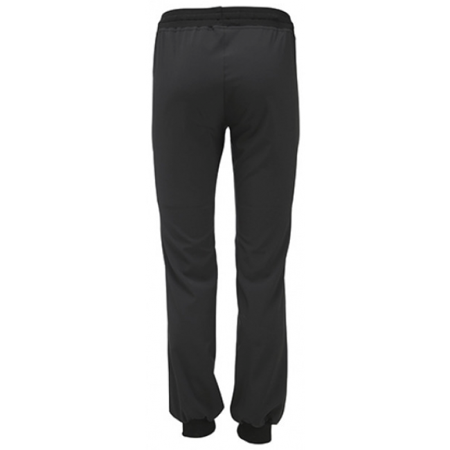 Mustat Niki unisex työhousut takaa