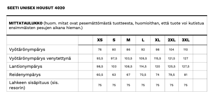 SEETI UNISEX PANTS BLK