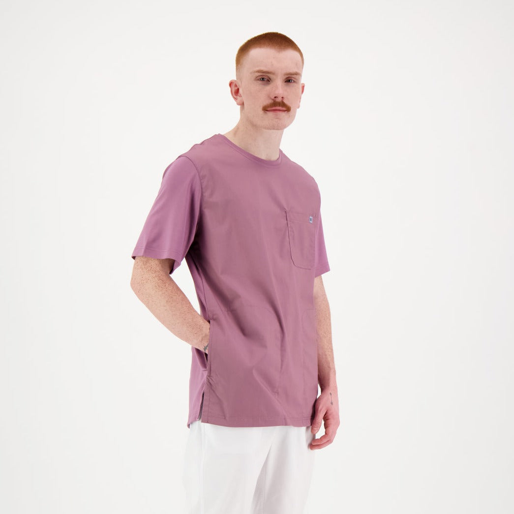Mallin päällä laventelin värinen Lempi unisex työpaita