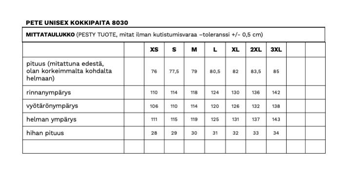 PEETA UNISEX PAITA