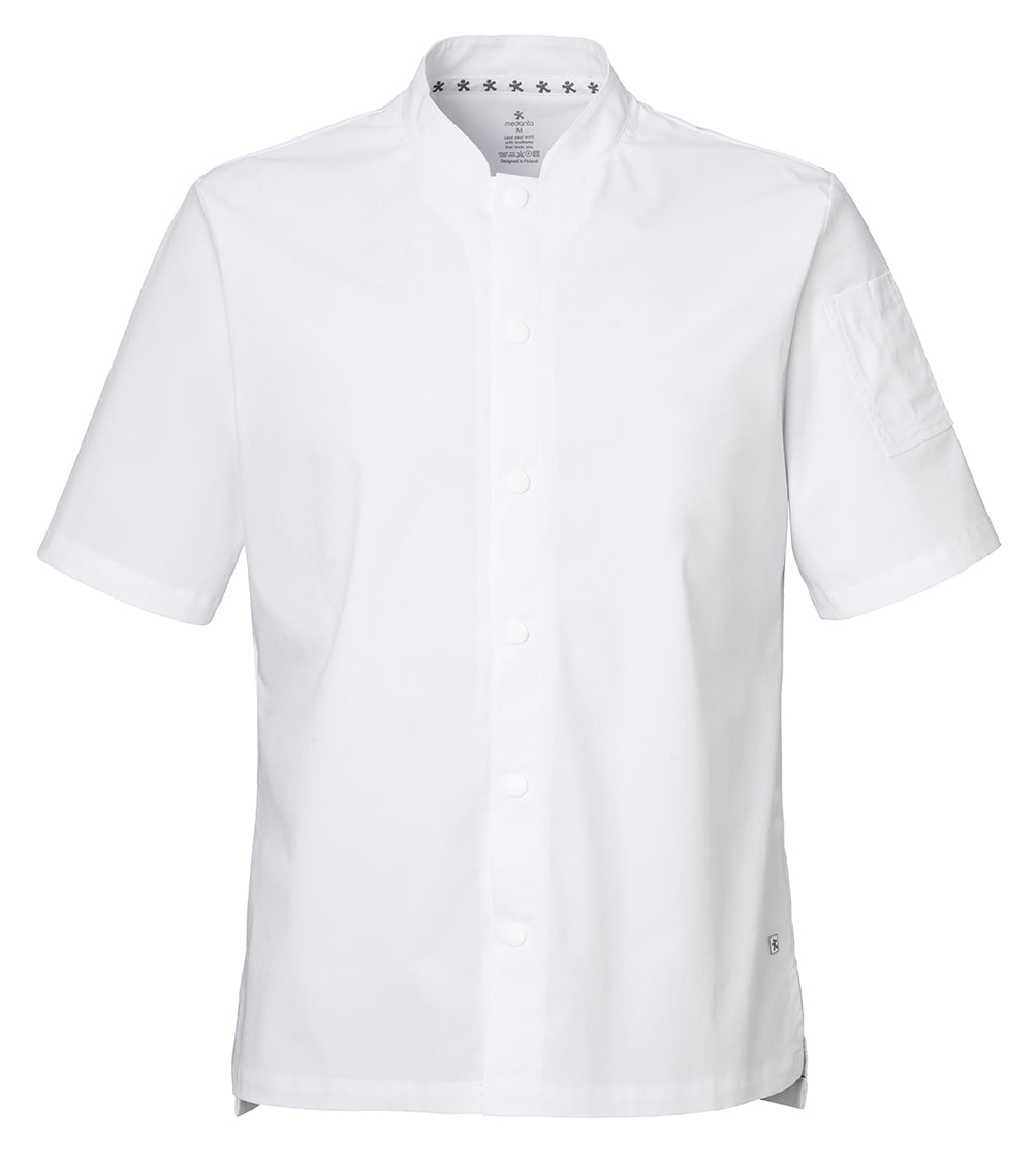 NIKO UNISEX CHEF JACKET WHT