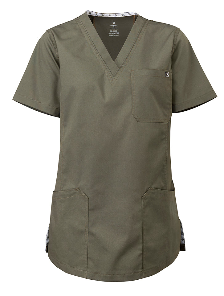 SULO WOMEN'S SHIRT OLIVE