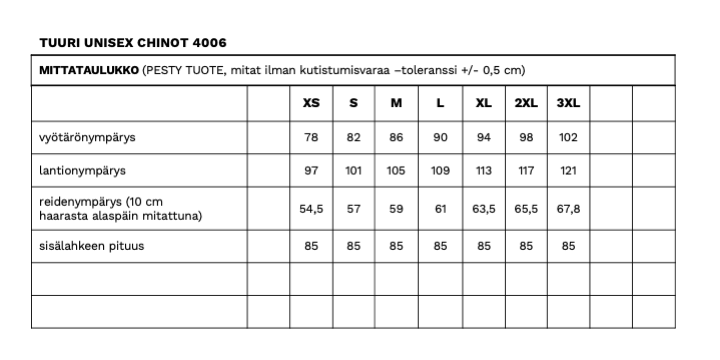 TUURI UNISEX CHINO