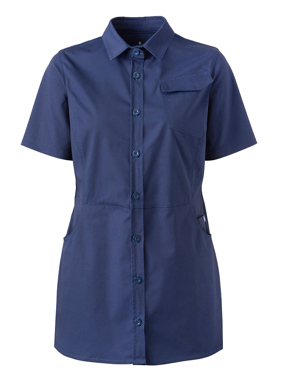 INNA WOMEN'S SHIRT JACKET NVY