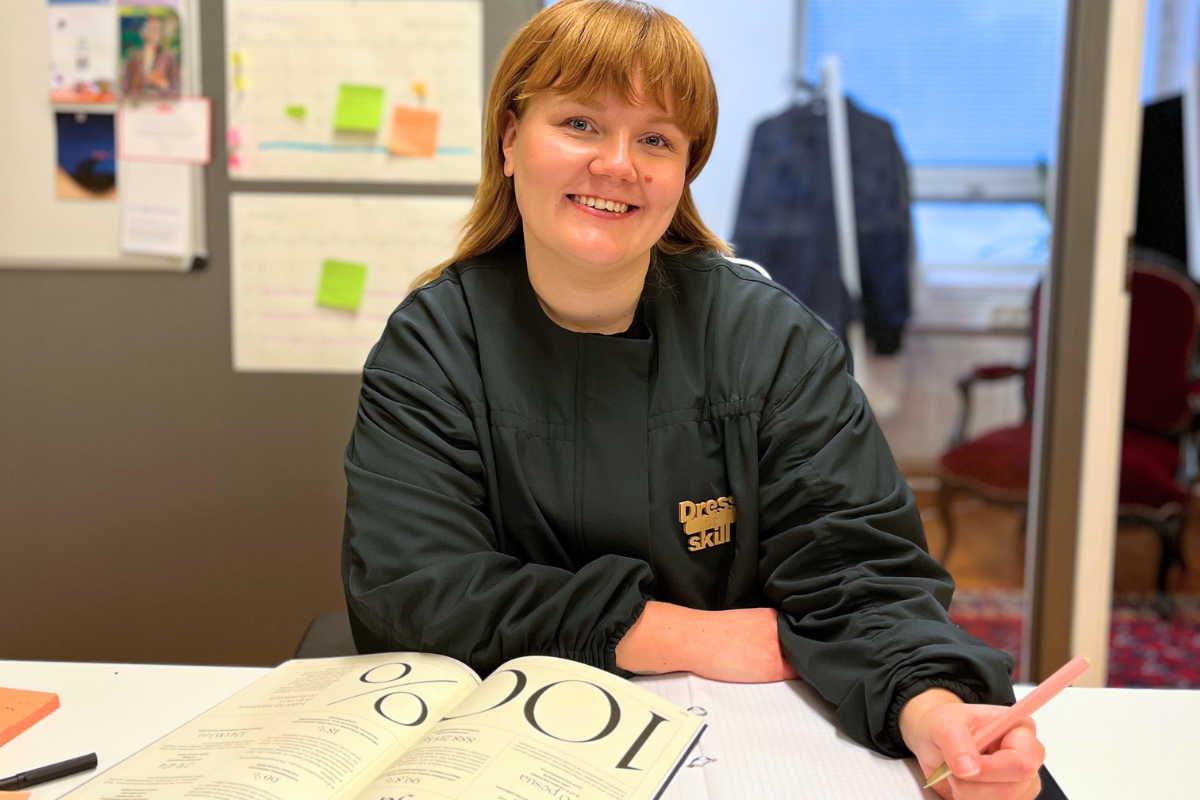 Ammattimuodin tekijät – Markkinointikoordinaattori Salla Ceder tuo rohkean otteen ammattimuotiin.