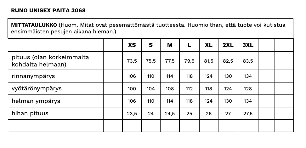 RUNO UNISEX PAITA