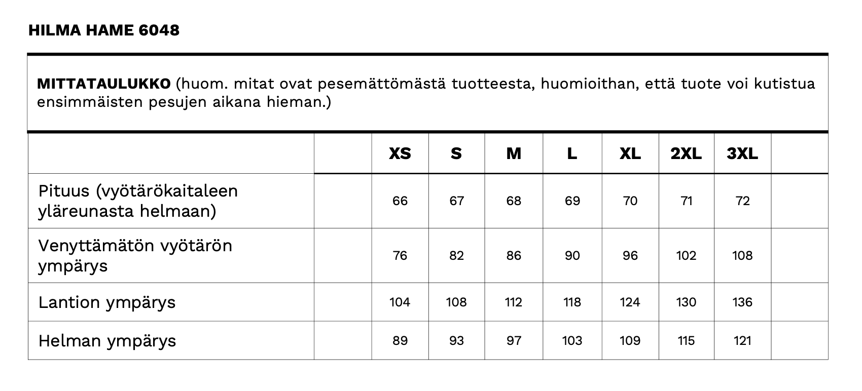 HILMA NAISTEN HAME BLK