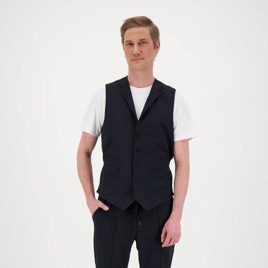 AKSELI UNISEX VEST BLK
