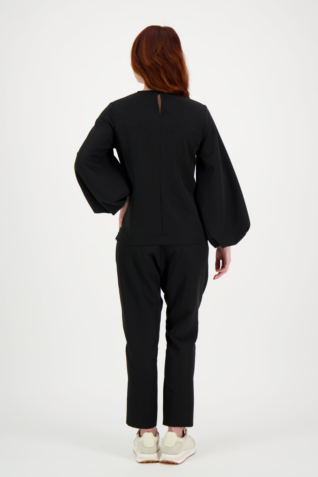ANNA LADIES SHIRT 1149-BLKBLUE