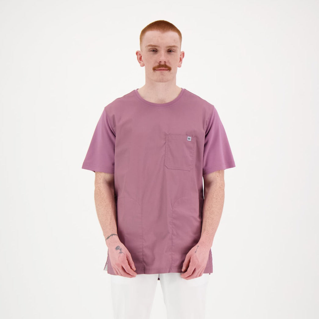 Mallin päällä laventelin värinen Lempi unisex työpaita