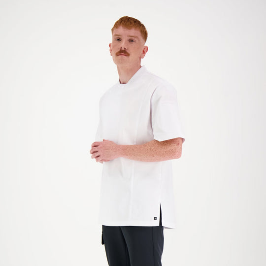 LUCA UNISEX CHEF JACKET WHT