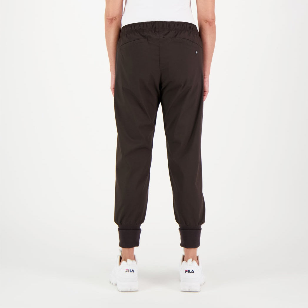 Tummanharmaat Tuisku unisex työhousut takaa