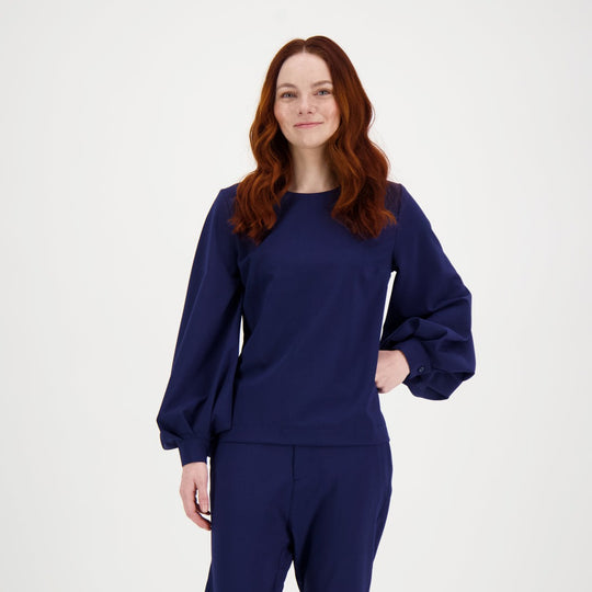 ANNA WOMEN'S SHIRT NVY