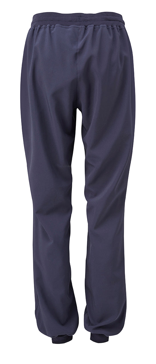 Tummansiniset Niki unisex työhousut takaa