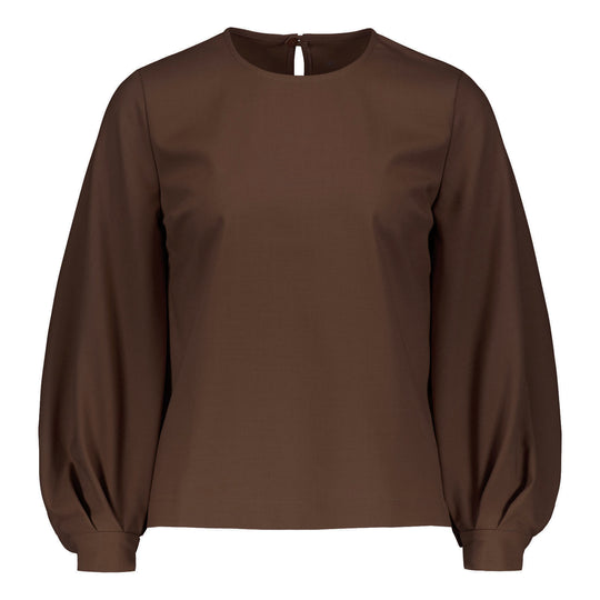 ANNA WOMEN'S SHIRT BROWN